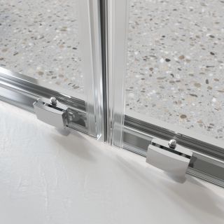 Душевая дверь BelBagno LUCE-BF-2-160-C-Cr хром